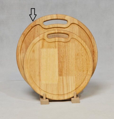 NICE WOOD نایس وود  چوب  تخته گوشت 32CM گرد NICEWOOD-510