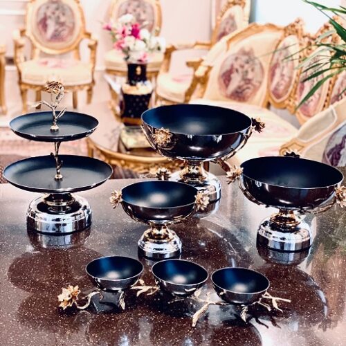 فورس  ست پذیرایی 5 تیکه مدل زنبق  S21- 14401