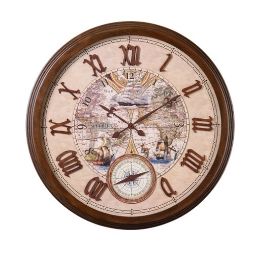 SCHOBERT شوبرت ساعت  دیواری قطر 70 قهوه ای  6772