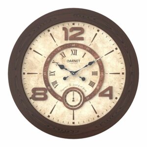 SCHOBERT شوبرت گارنت ساعت دیواری  فندقی قطر 60 - SH-5235