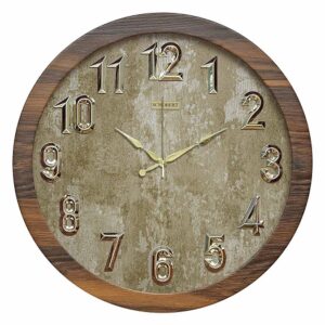 SCHOBERT شوبرت  ساعت دیواری قطر 60 سانت قهوه ای 6136A