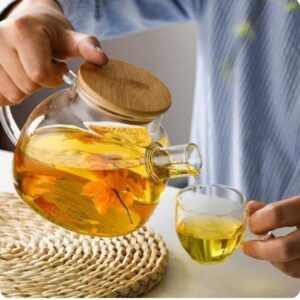 قوری پیرکس درب بامبو 1000 میل  14569