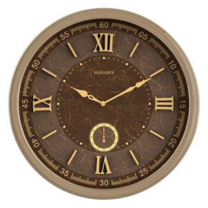 SCHOBERT شوبرت  گارنت ساعت دیواری گرد بژ قطر 60- 5268 beige