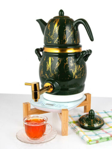 کتری قوری و چای ساز برقی سرامیکی صفحه دیجیتال 14613