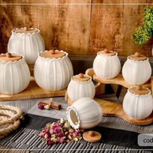 اچین لاریسا پاسماوری 8 پارچه چوب سرامیک مدل غنچه 14632