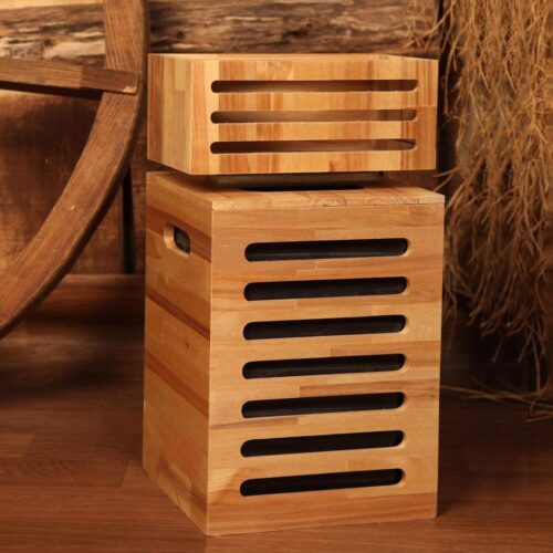 فرزاد سطل و دستمال چوبی رابر 101-1-02