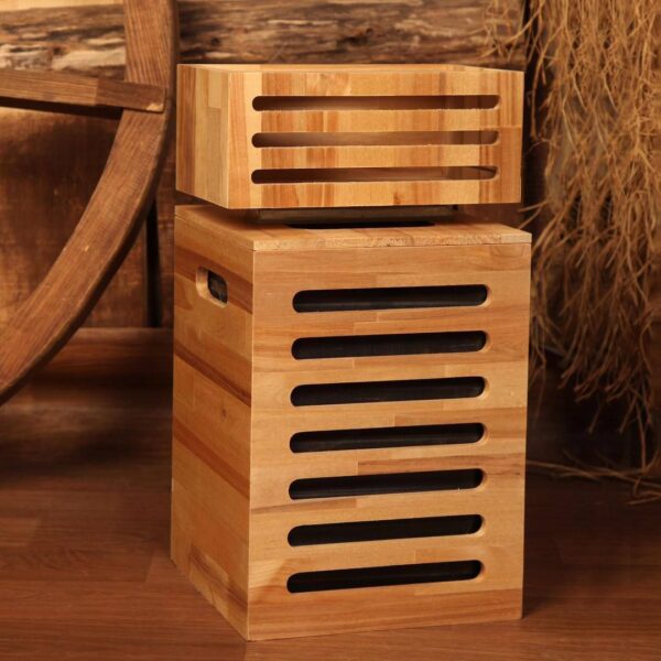 فرزاد سطل و دستمال چوبی رابر 101-1-02