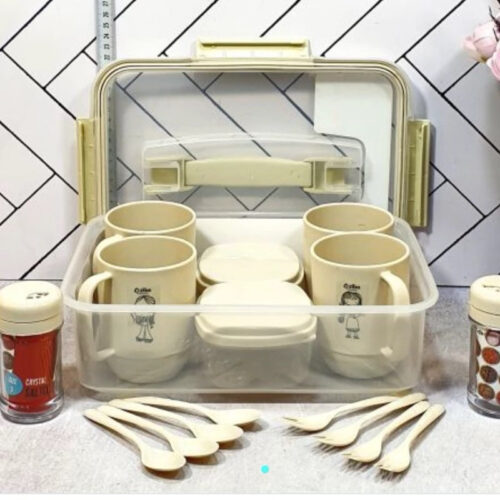 زیبا سرویس چایخوری 4 نفره مسافرتی هاوایی  34035