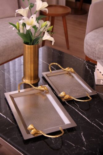 سالینو سینی جفتی مستطیل لیلیوم طلایی 6097/22LNG