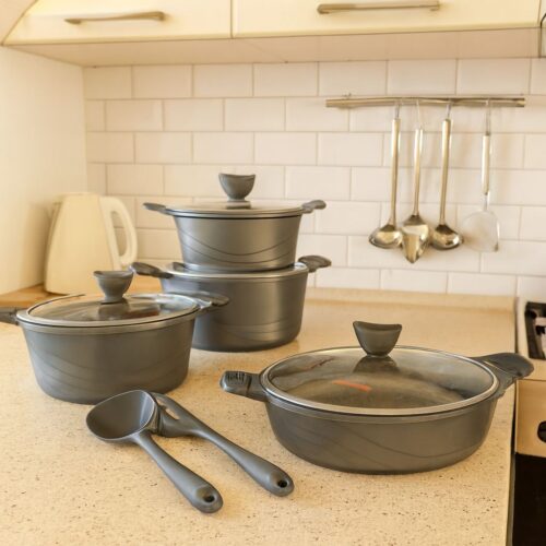 کاندید سرویس قابلمه  10پارچه اوشن گرانیتی دودی  00112020