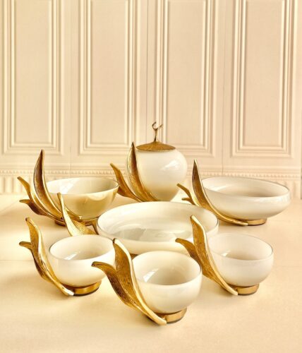 فورس  ست پذیرایی 5 تیکه مدل ارسیت طلایی S16 14671