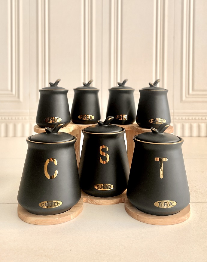 MAMLUX مام لوکس  پاسماوری 7 پارچه چوب سرامیک  مخروطی MAM-1124