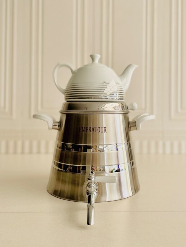 امپراطور کتری قوری استیل  6 لیتری هرمی 14703