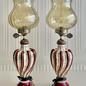 چراغ جفتی طرح فرانسوی اسمارتیس قرمز 14811