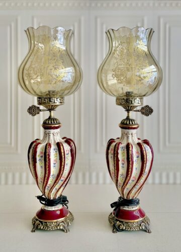 چراغ جفتی طرح فرانسوی اسمارتیس قرمز 14811