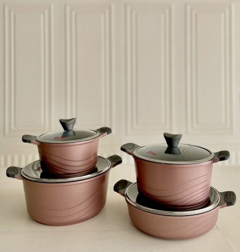 کاندید سرویس قابلمه  10 پارچه اوشن گرانیتی رزگلد  00112021