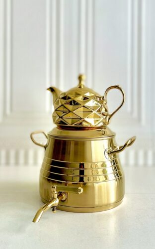 ALTIN التین نکدار کتری قوری هرمی طلایی کد 923- 14829