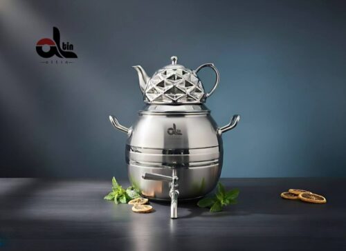 ALTIN التین  کتری قوری تمام استیل نقره ای  922STEEL
