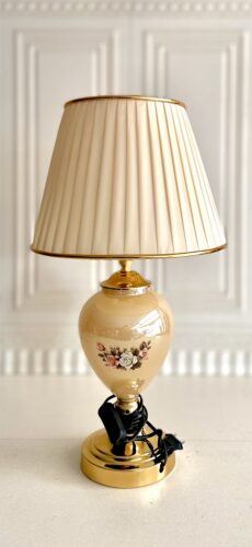 MGM ام جی ام  اباژور رومیزی حباب  گلدار مدل کاسیاس   12484