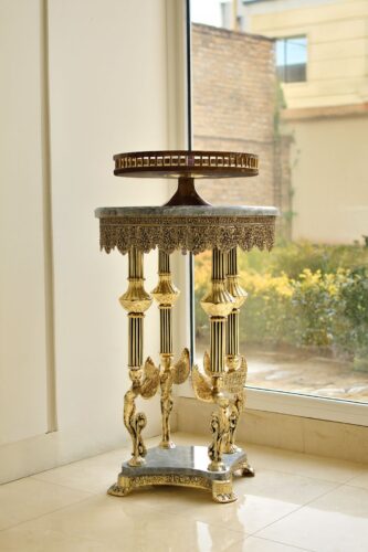 ویونا میز تلفن و اباژور 4 پایه فرشته 13154