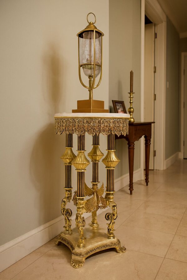 ویونا میز تلفن و اباژور 4 پایه فرشته 13154