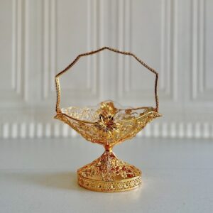 پیلسیمو طلایی  کشکول دسته چند ضلعی کوچک CR02122