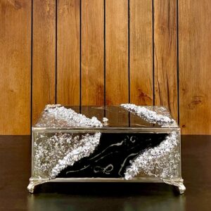 هلیا اکبری جا کاردی و جا قاشقی 2 قلو رزین گل بابونه 14593