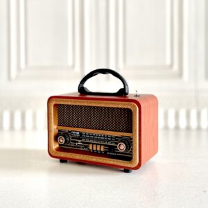 NNC ان ان سی  رادیو رومیزی قهوه ای 8070- 14466