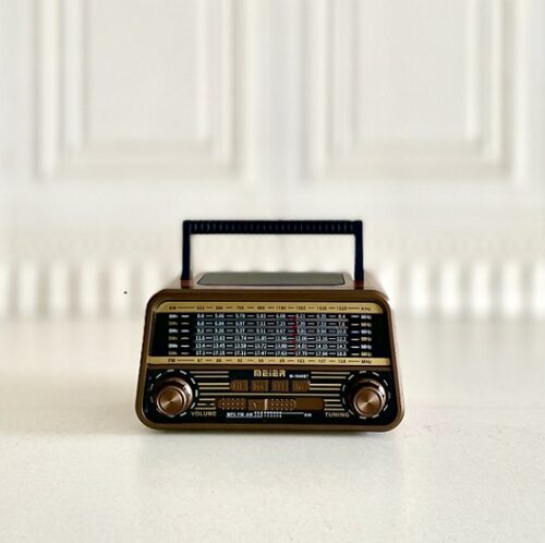 MEIER مایر رادیو رومیزی قهوه ای کوچک 1940- 14906