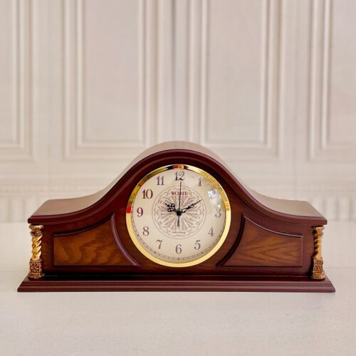 WOLKER ولکر ساعت رومیزی چوبی قهوه ای WOLKER-999