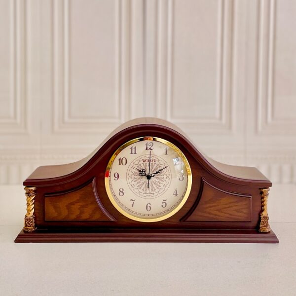 WOLKER ولکر ساعت رومیزی چوبی قهوه ای WOLKER-999