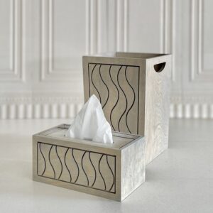 گنجی سطل و دستمال چوبی 14964