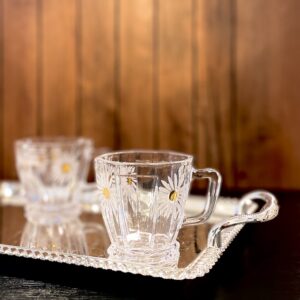فنجان استیج گل طلا بابونه  14911