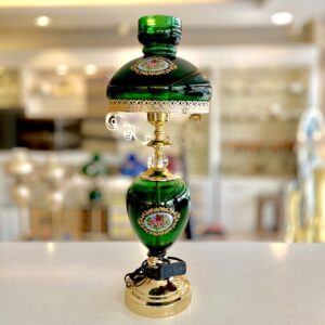 MGM ام جی ام اباژور رومیزی طرح گرد سوز L5 لمپارد رنگی سبز  14922