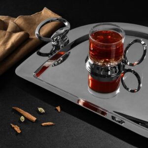 ROCK LAND  راکلند لنین نقره ای فنجان چای خوری  15235