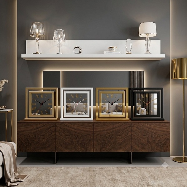 FTH اف تی اچ پی وی سی  ساعت رومیزی تابی بزرگ 9389