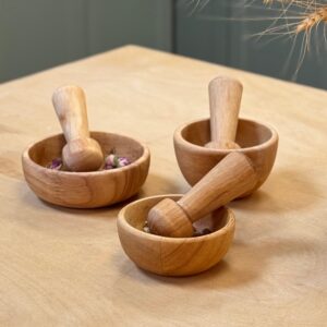 NICE WOOD نایس وود  چوب  هاون چوبی کوچک NICE-370