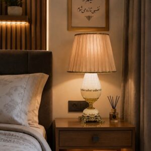 جینجر جار دکوراتیو اباژور رومیزی سفید 15526