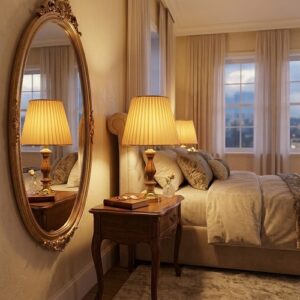 جعفری  اباژور رومیزی چوبی خراطی 15788