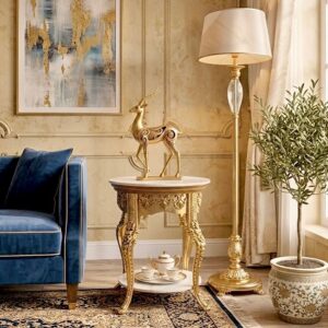 تابان شرق   میز 2 طبقه گرد افروز  14327